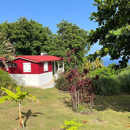 Grand Bungalow Avec Piscine Et Vue Mer Bouillante Exteriör bild